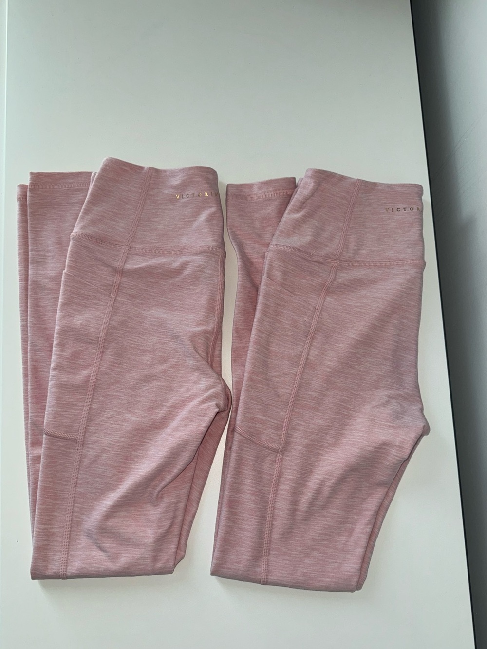 2 pairs of Pink VS Leggings